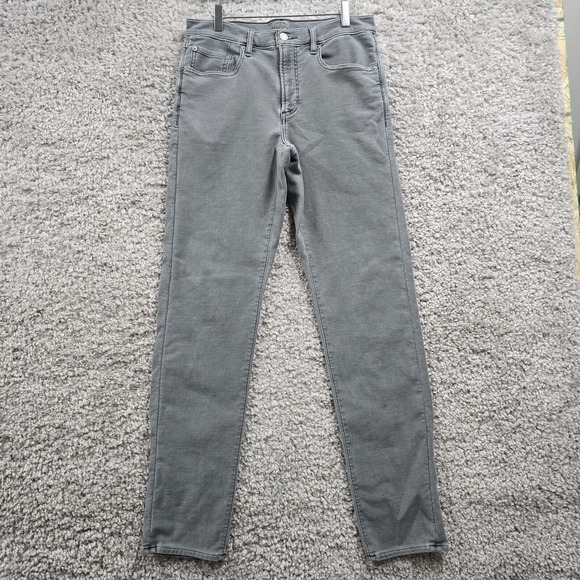 Faherty Pants Mens 31 (Fits 29x32) Gray Terry 5 Pocket Athletic Fit‎ Stretch - Picture 1 of 14